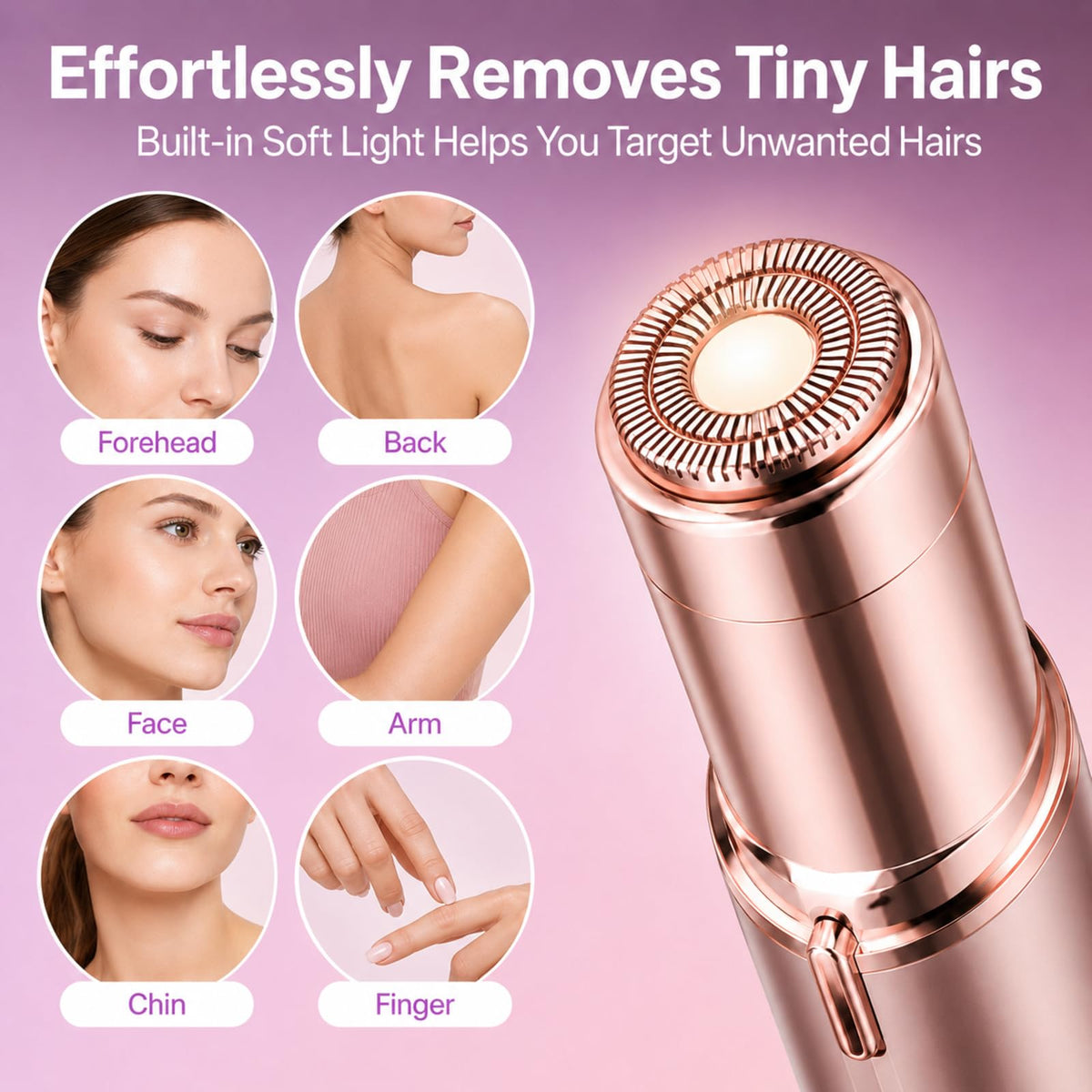 Facial Hair Remover Mini Portable Electric Razor Shaver U149