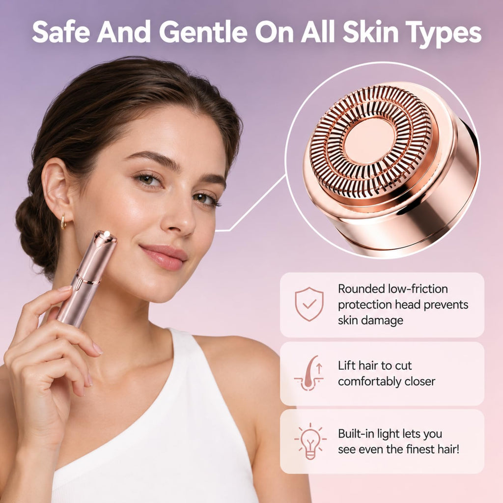 Facial Hair Remover Mini Portable Electric Razor Shaver U149