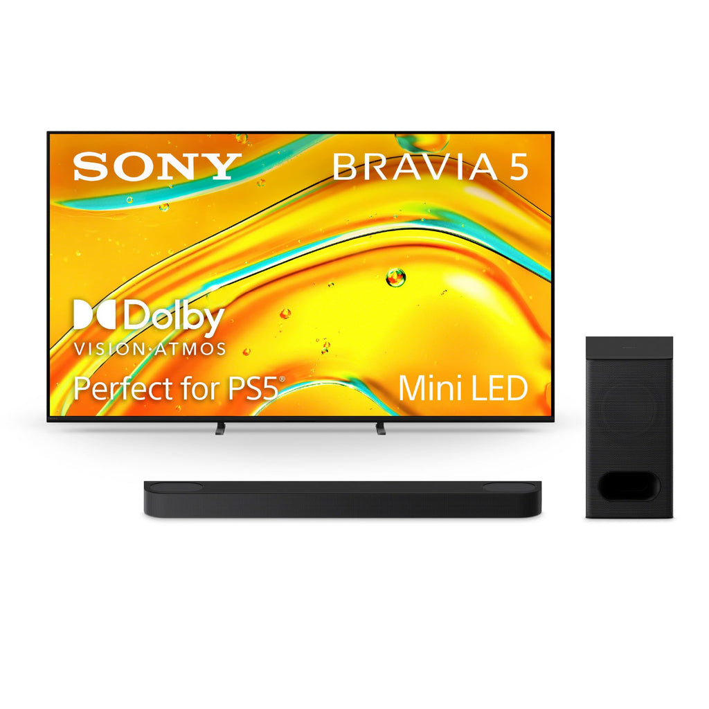 55-Inch 4K Mini LED Smart TV & 3.1.2ch Soundbar with Wireless Subwoofer Bundle Q9619