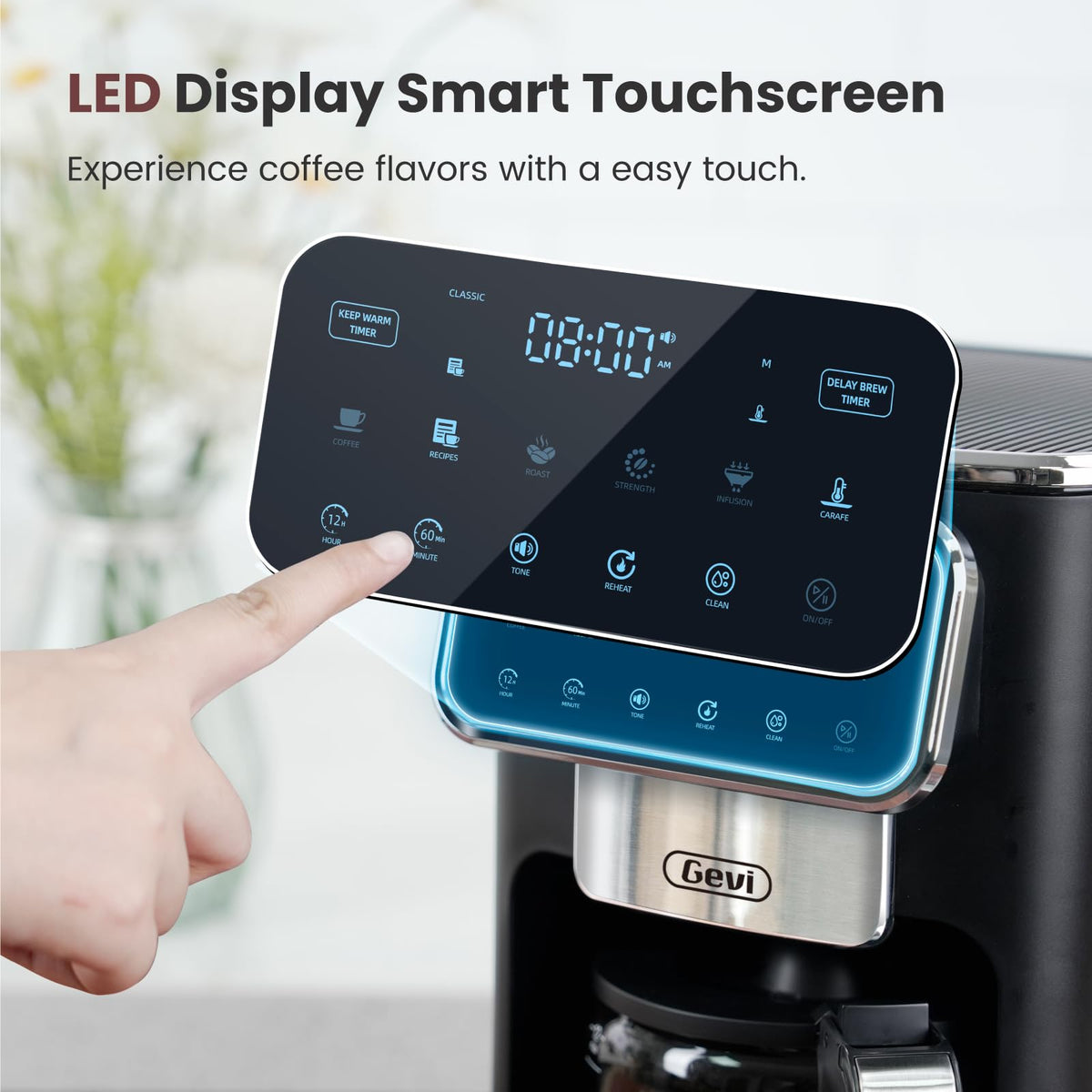 12-Cup Coffee Maker with Glass Carafe S77601