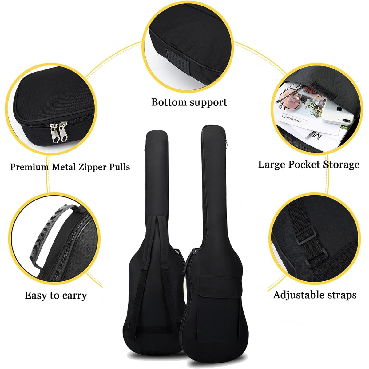 Bass Guitar Case Gig Bag O7223