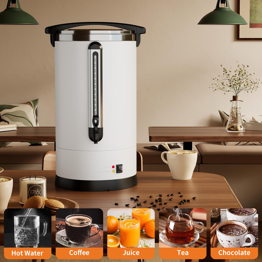 Large Capacity Stainless Steel Electric Coffee Urn F88796