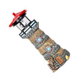 Solar Powered Resin Lighthouse Ornament L962