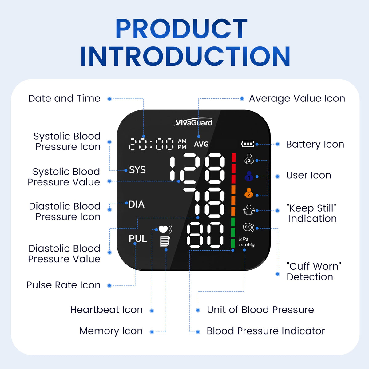 Upper Arm Blood Pressure Monitor O807