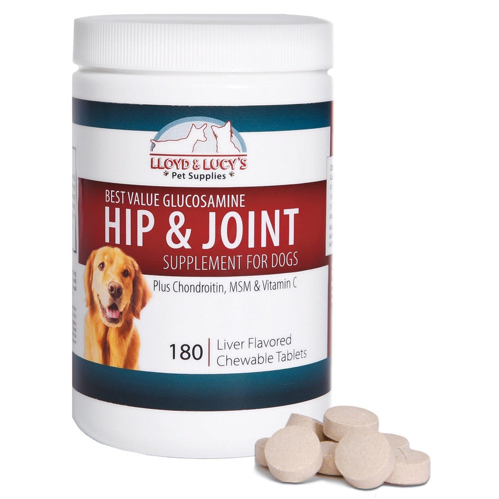 Chewable Hip and Joint Supplement for Dogs 180 Ct Tablets E679