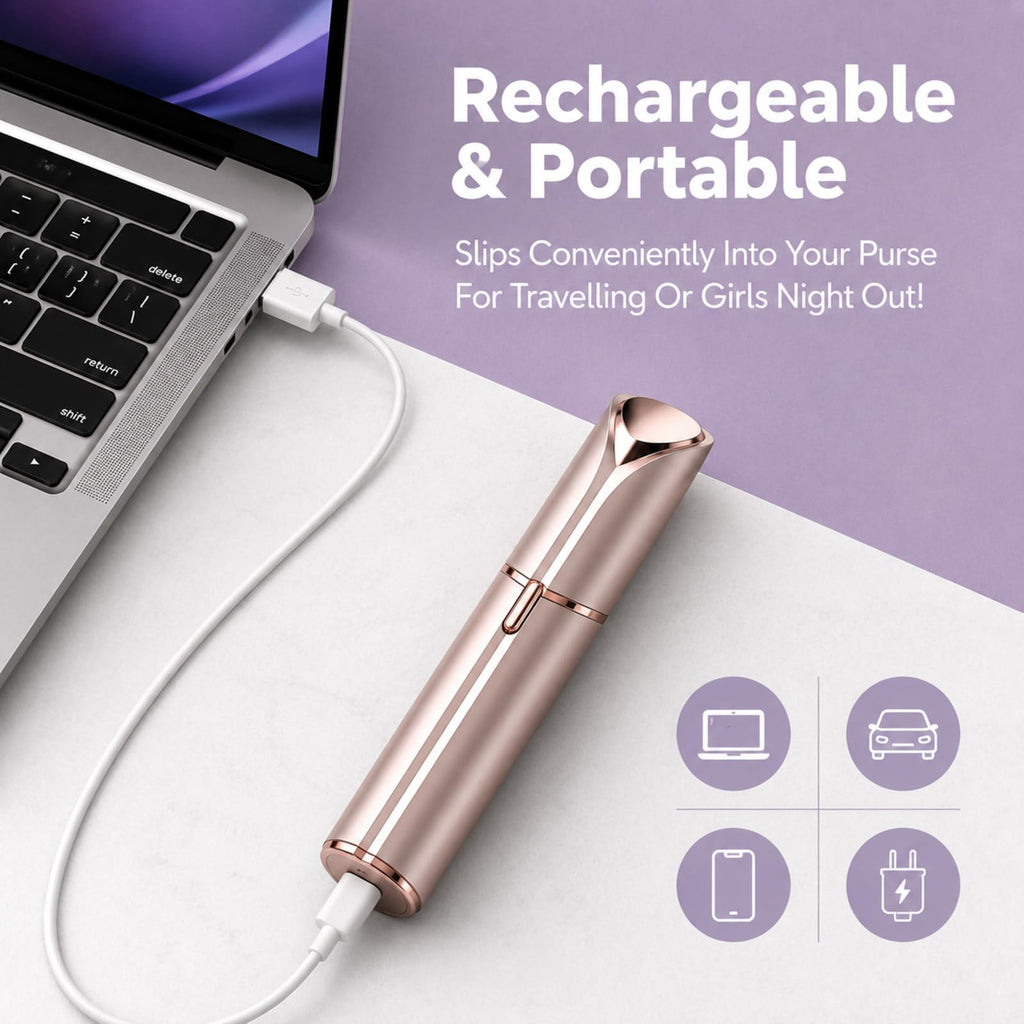 Facial Hair Remover Mini Portable Electric Razor Shaver U149