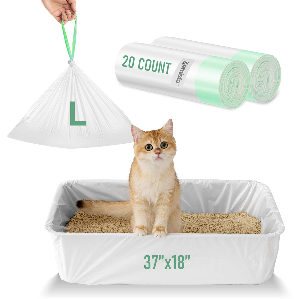 Cat Litter Box Liners Large 20 Count A380