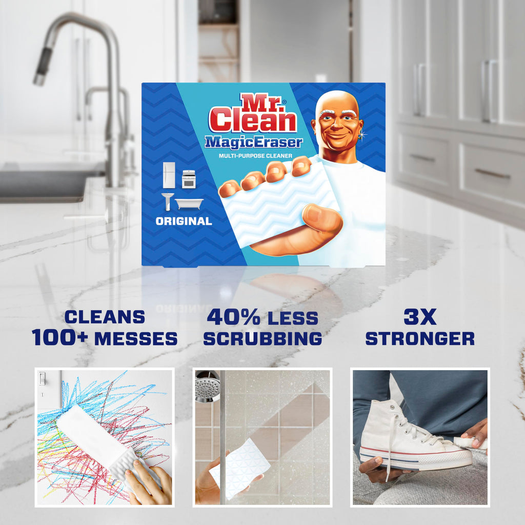White 6 Count Cleaning Pads X718286