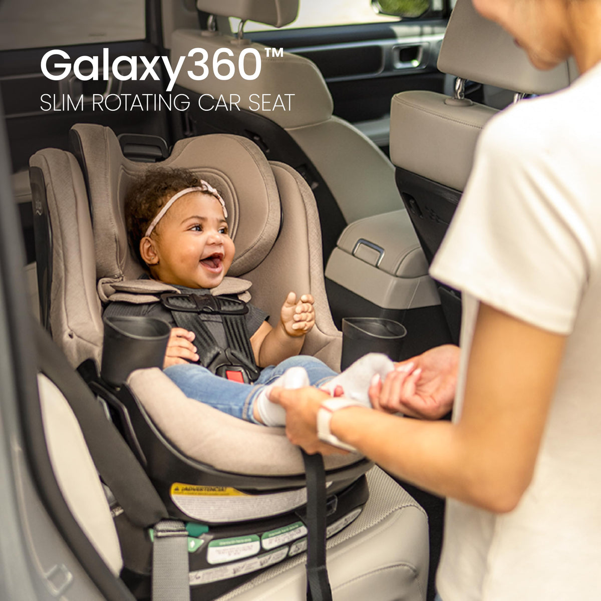 Teak Rotating Convertible Car Seat K678
