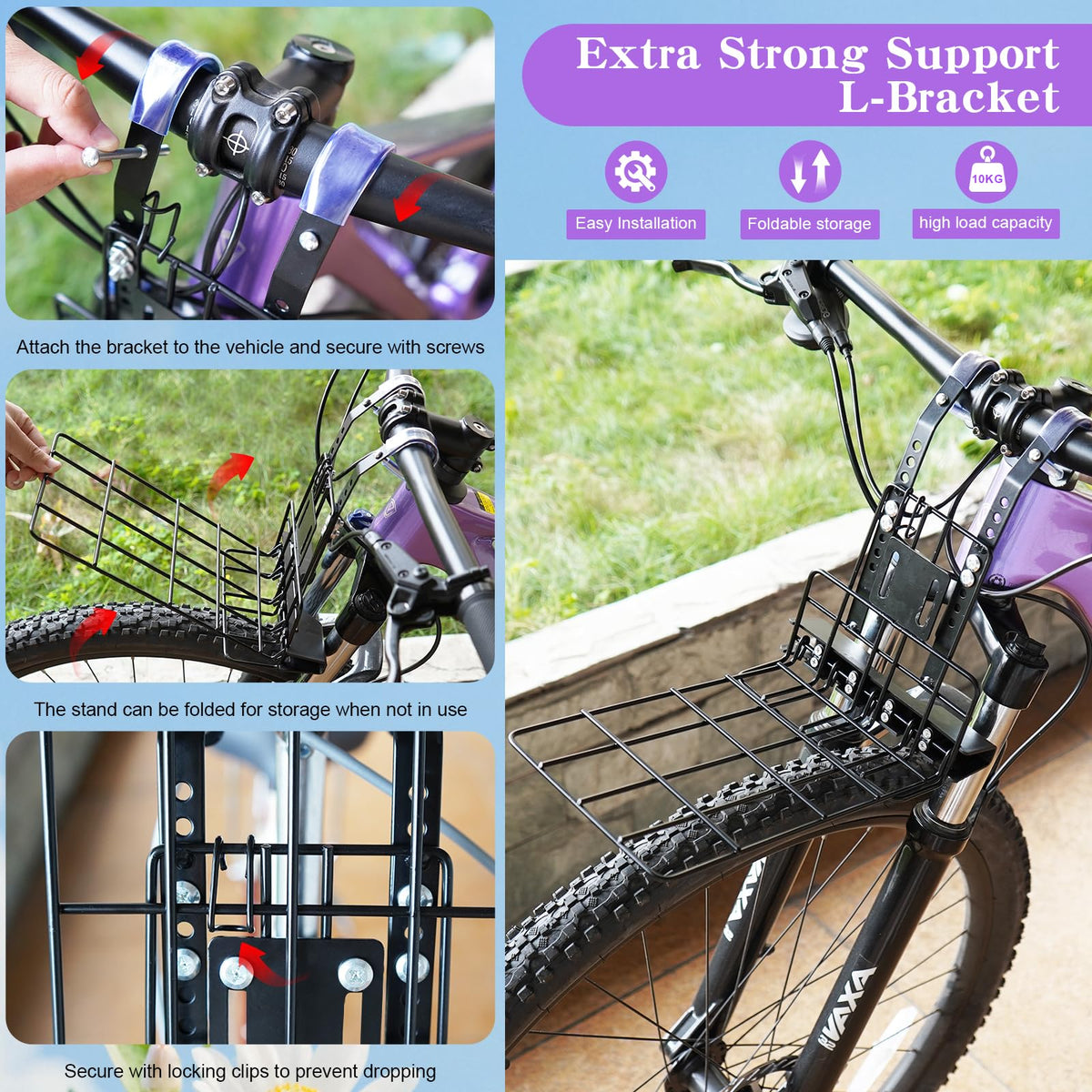Bike Basket with Mounting Bracket X384