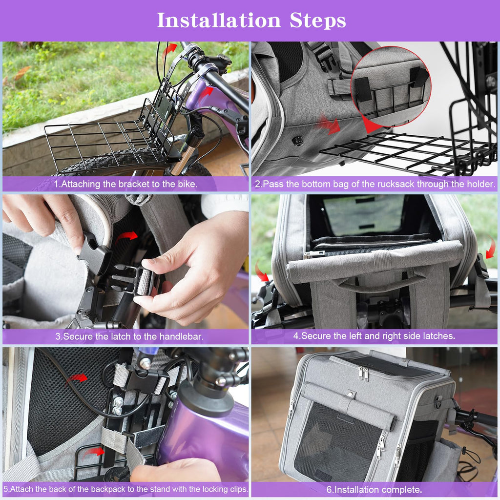 Bike Basket with Mounting Bracket X384