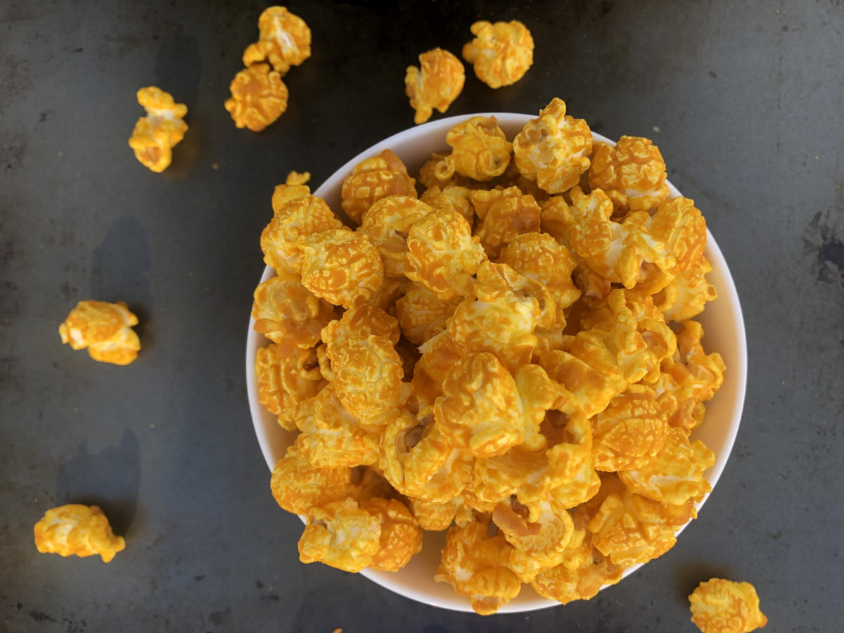 Cheddar Cheese Popcorn 1-Gallon Reusable Plastic Container W387