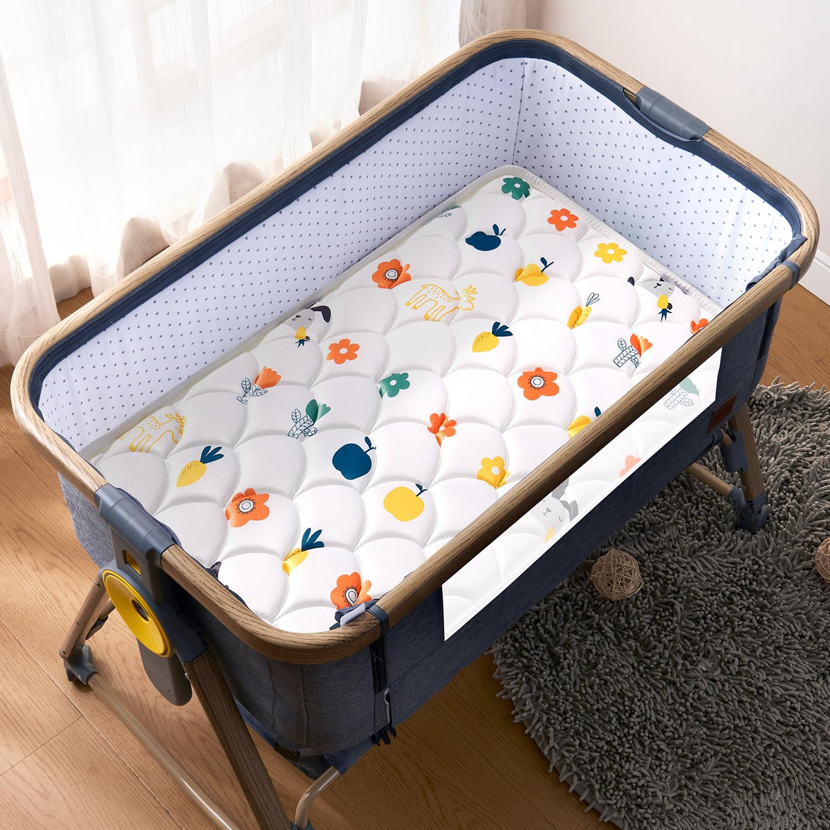 Baby Bassinet Mattress 33 x 19 inches Premium Foam Z1850