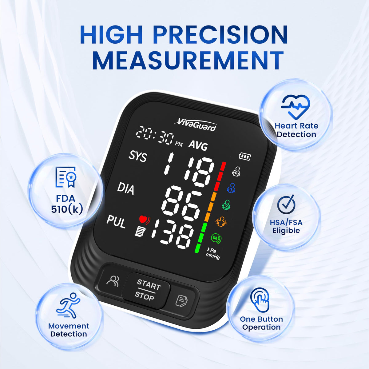 Upper Arm Blood Pressure Monitor O807