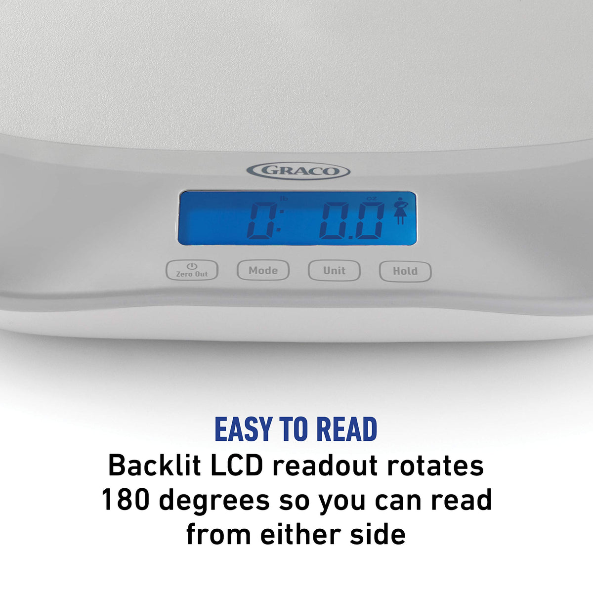 Digital LCD Multifunction Baby Weight Scale, 220 Lb Capacity O3078