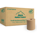 Natural Hardwound Paper Towels, 6 Rolls X612960