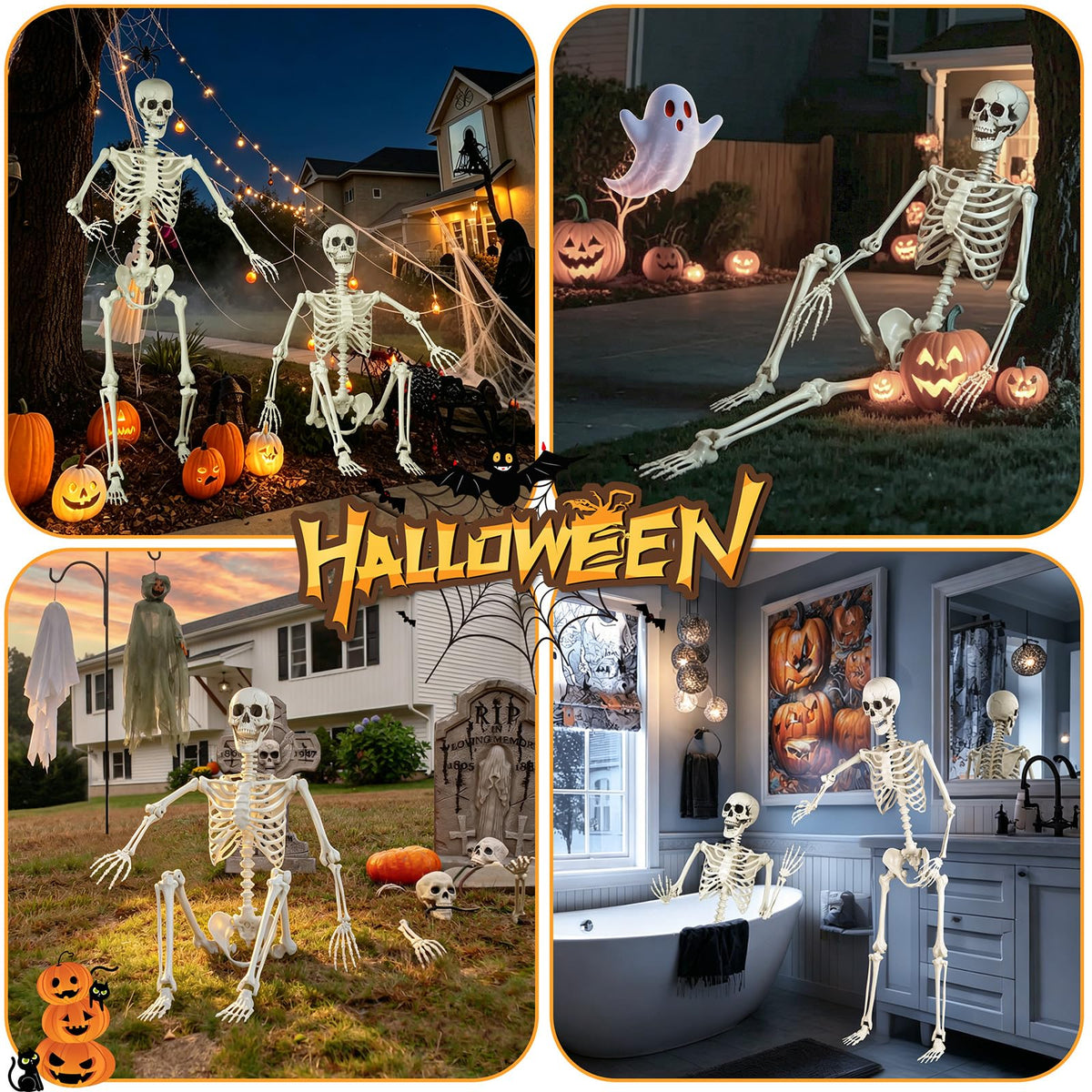 5.4ft Posable Skeleton W567208