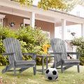 Solid Cedar Wood Adirondack Chairs Set of 2 B22519