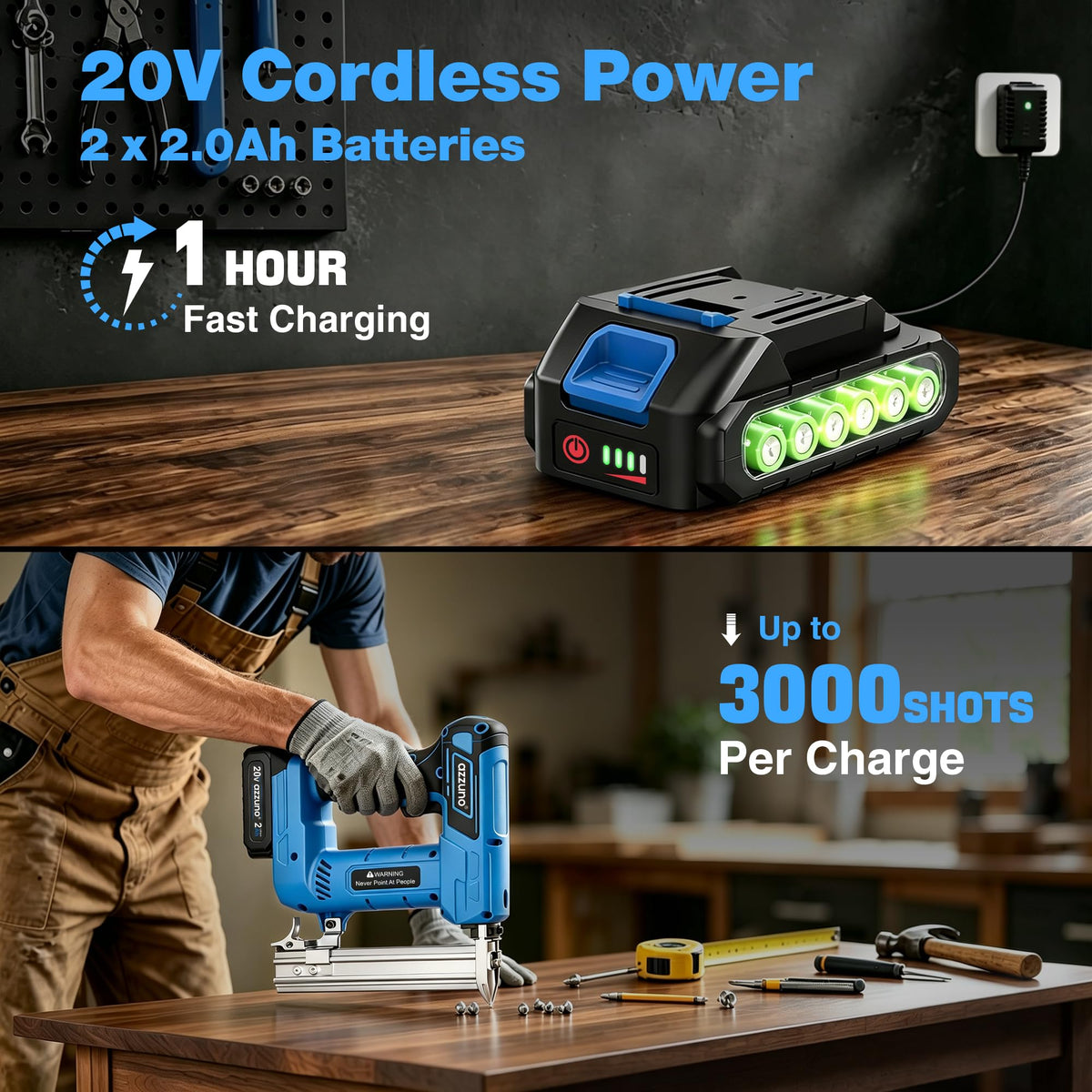 Cordless Brad Nailer Stapler R477487