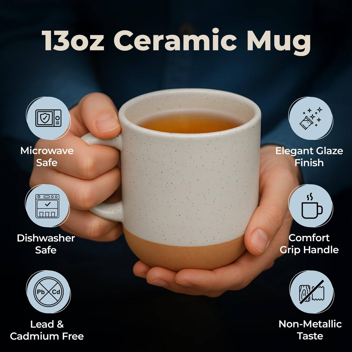 Ceramic Mug Socks Candle Tea Gift Set J2508