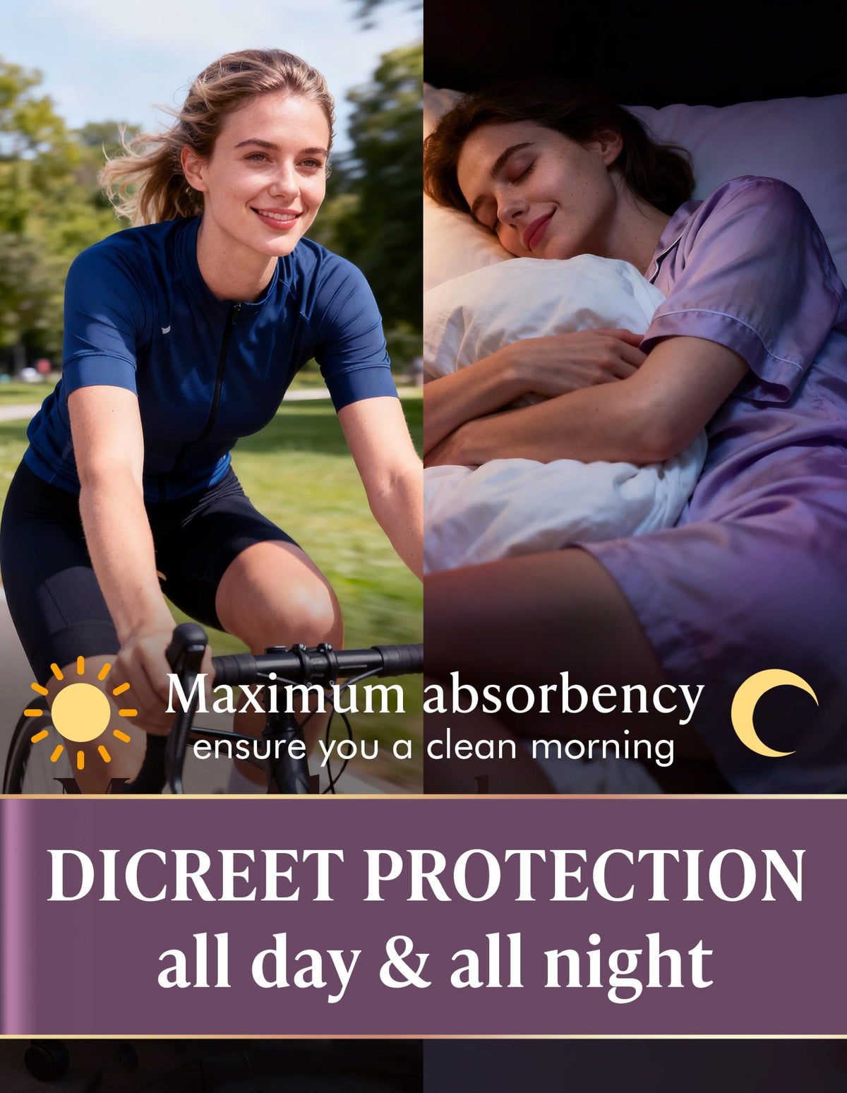 Washable Absorbency Urinary Incontinence Underwear for Women High Waist Leak Proof Panties 60ML, 3 Pack Beige White V355