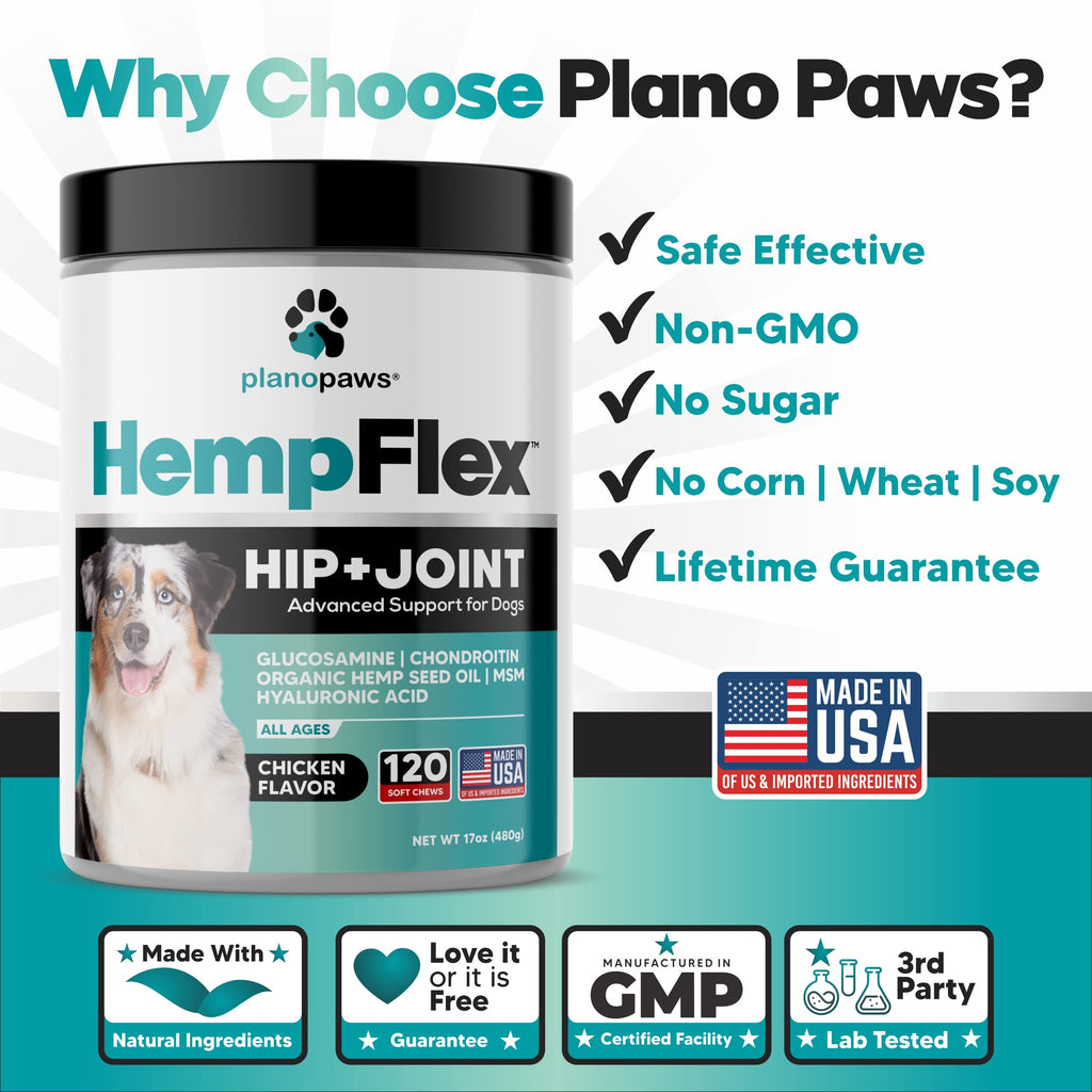 Glucosamine for Dogs Hip and Joint Supplement Soft Chews V1765