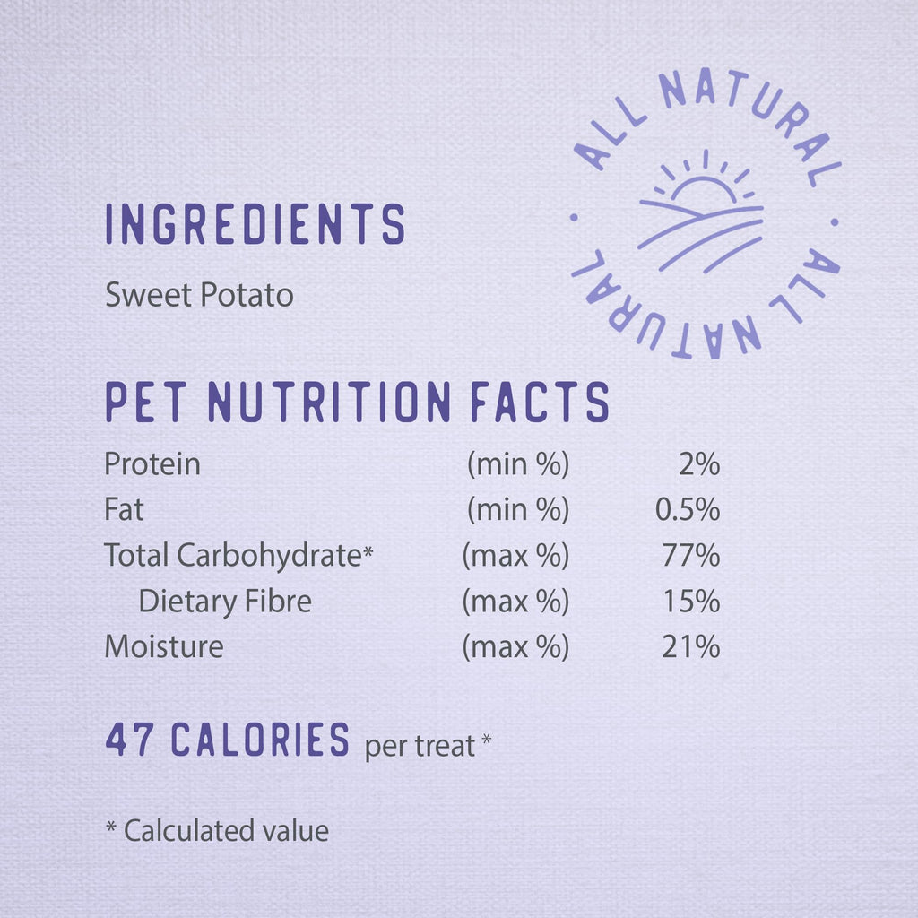Sweet Potato Chews Dog Treats 28oz P599