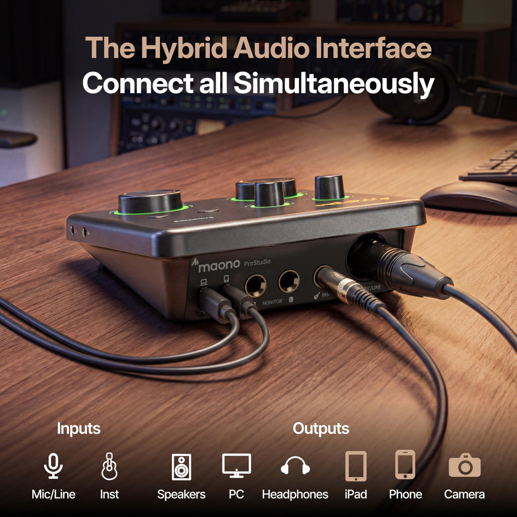 USB Audio Interface with 70dB Gain E51679