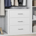 White 3 Drawer Dresser J4729
