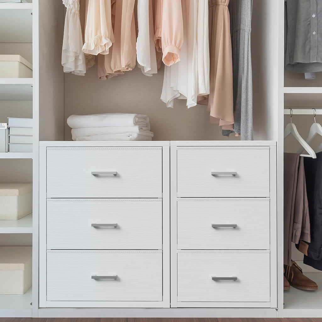 White 3 Drawer Dresser J4729