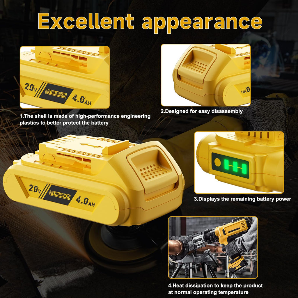 4.0Ah Lithium Battery and Charger D7711