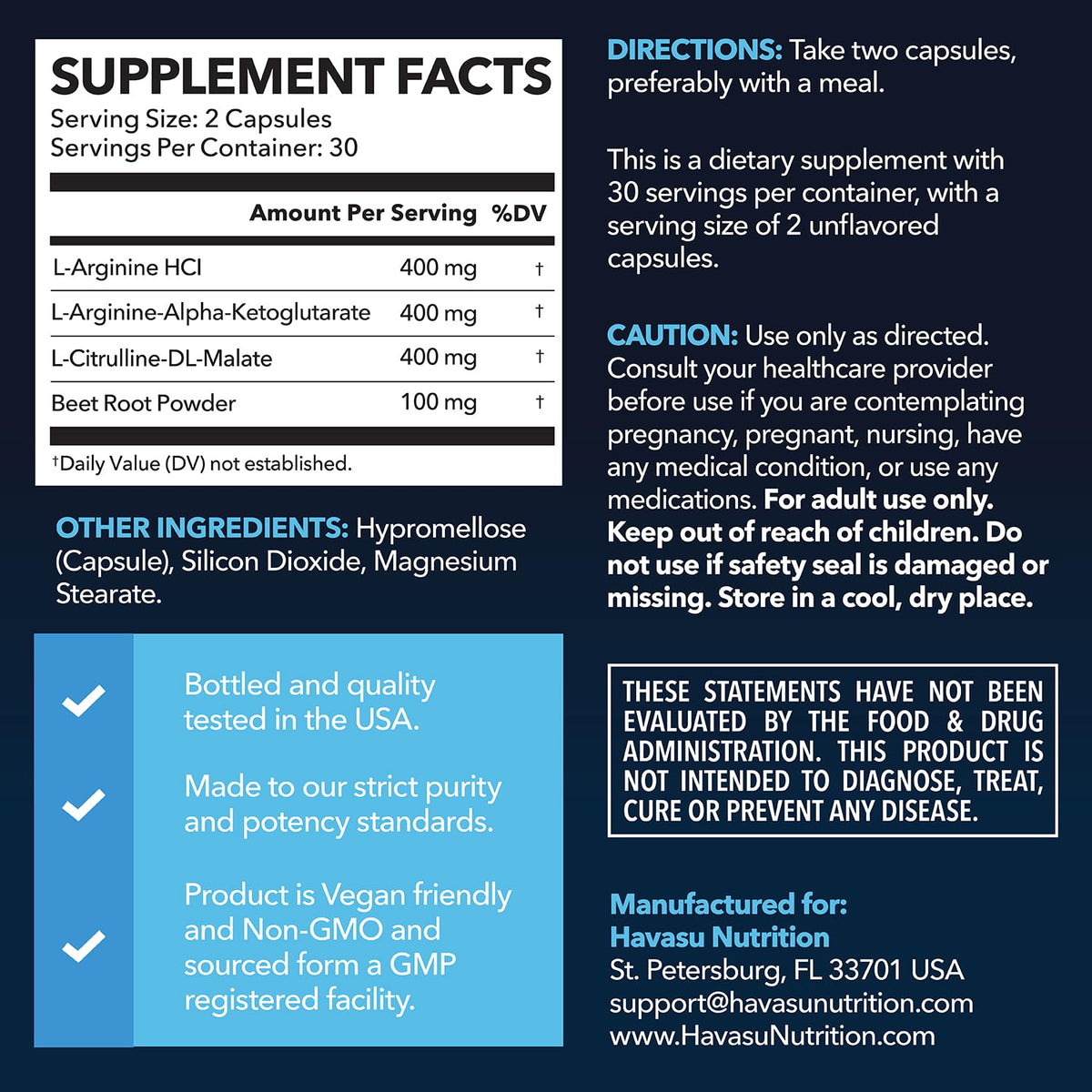 Organic Maca Root Liquid Drops & L Arginine L Citrulline Supplement K963228