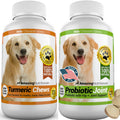 Turmeric Probiotics for Dogs Digestive Health Bundle V723
