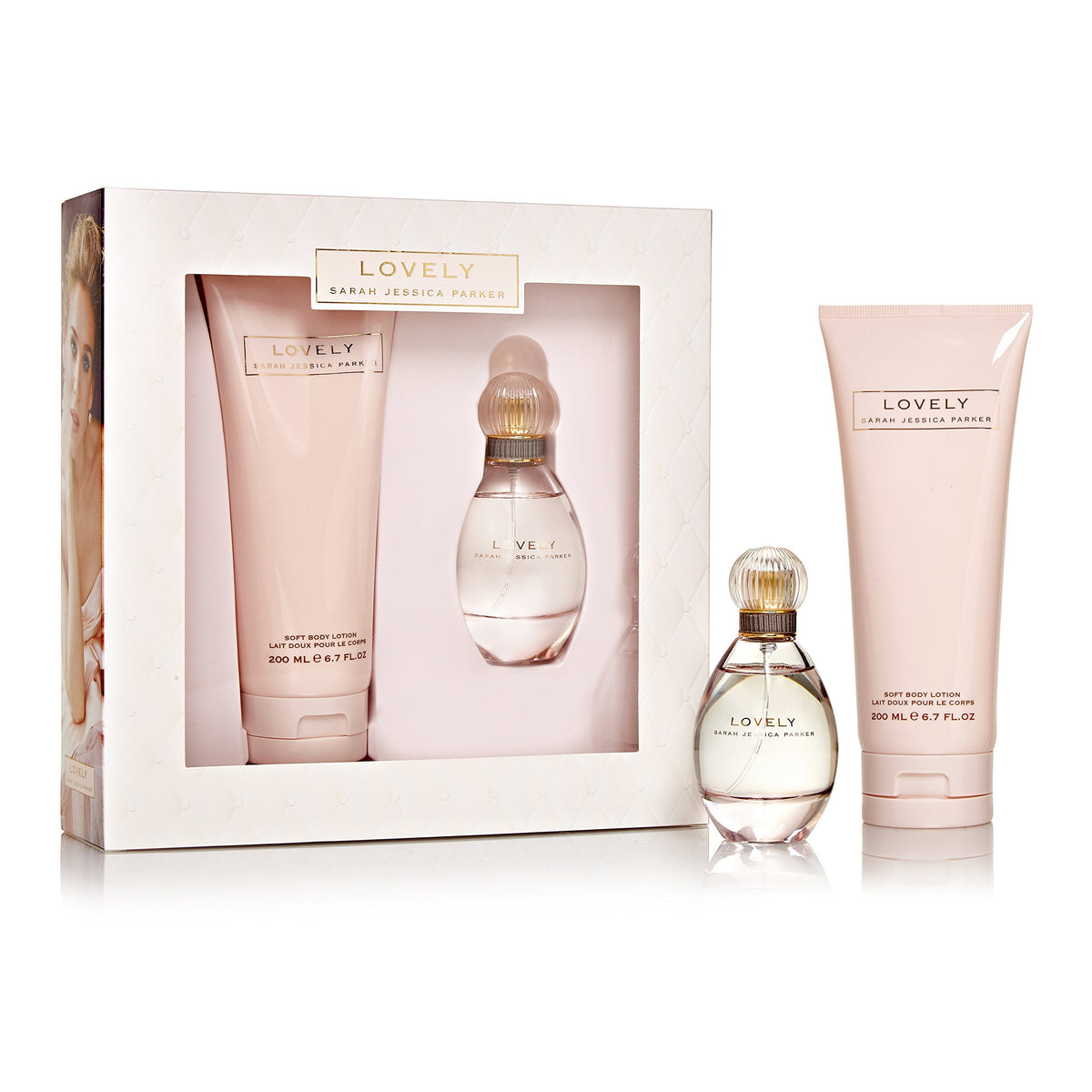 White Amber 2 Pc Perfume Spray And Body Lotion Gift Set I49338