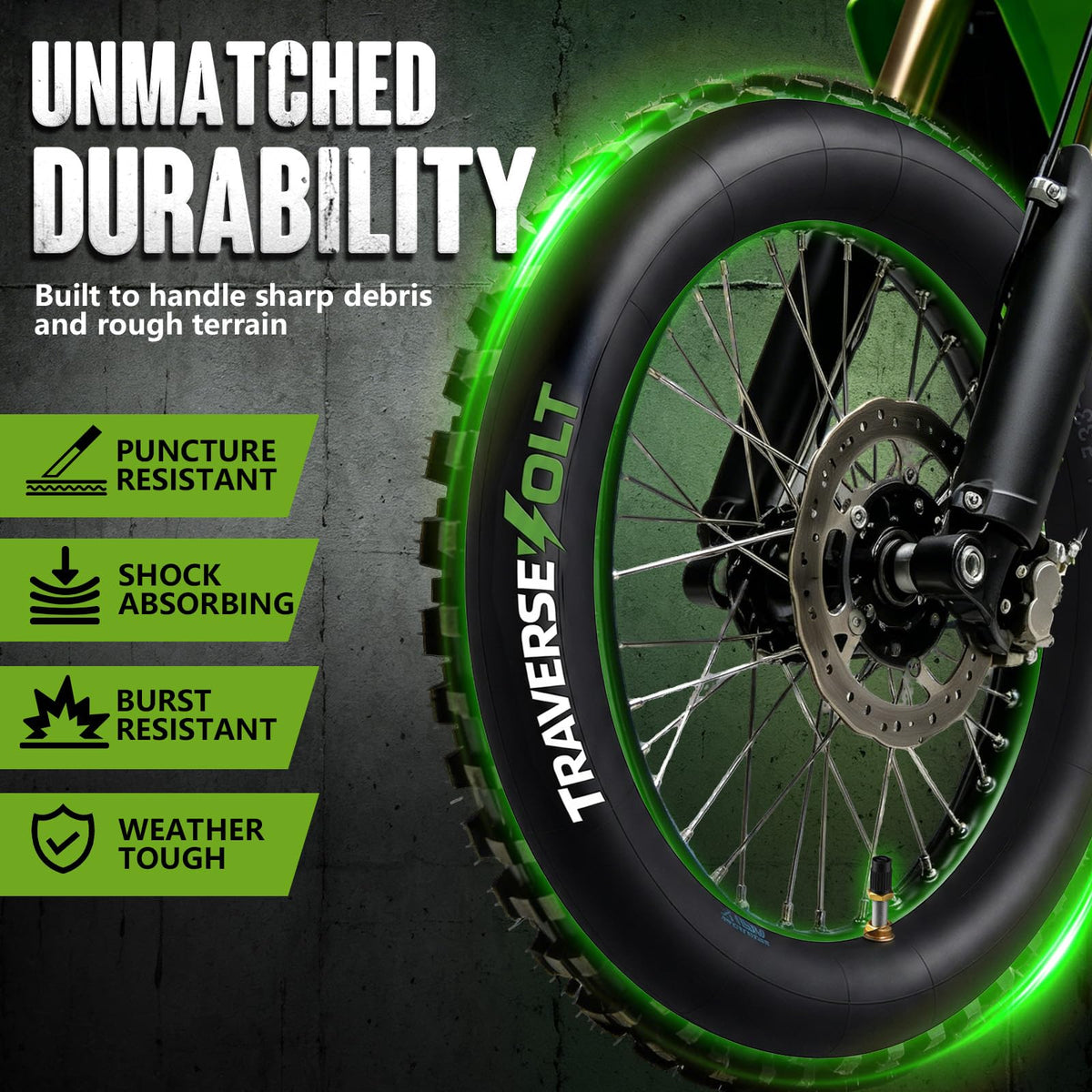 2 Pack 17" Dirt Bike Inner Tubes V245251