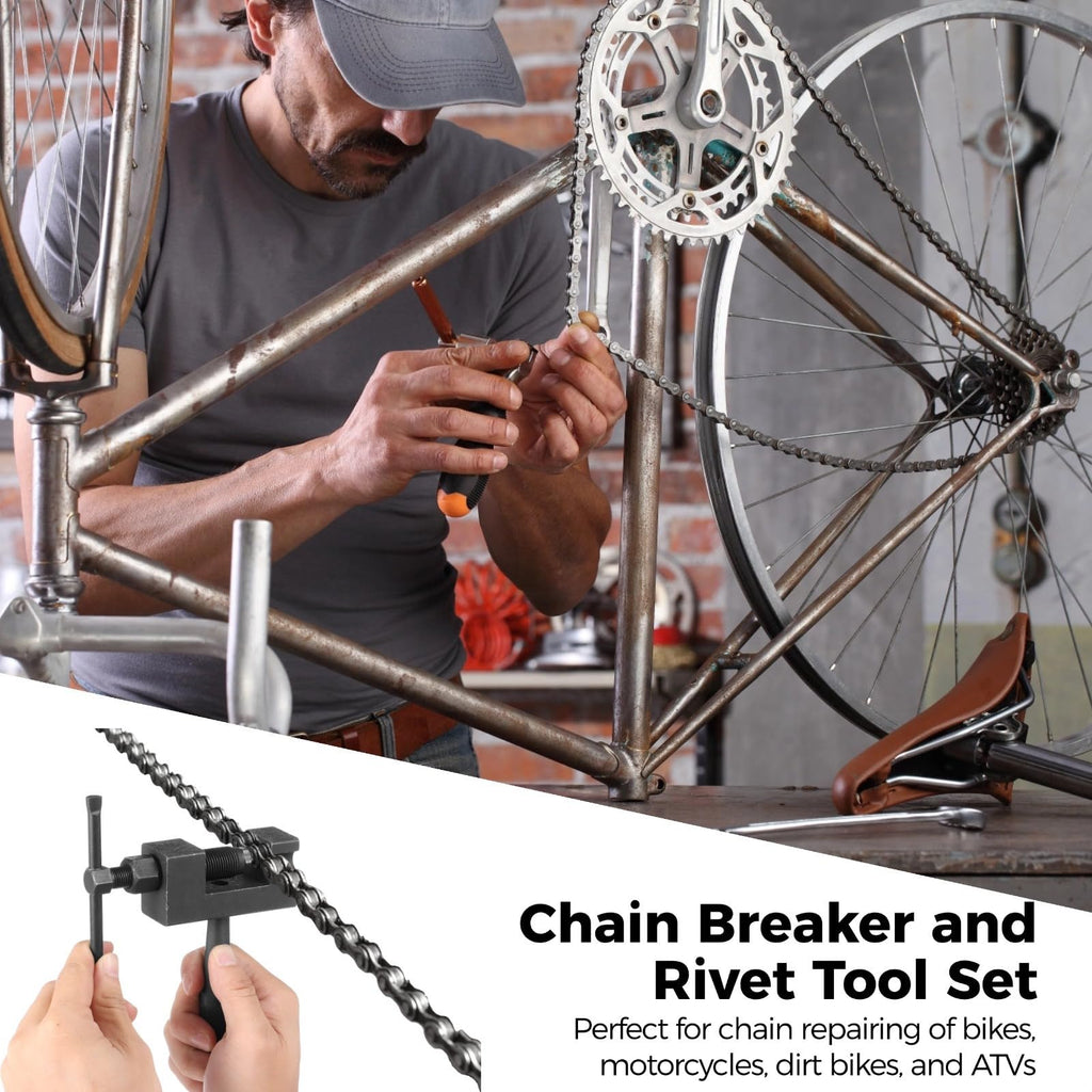 15 Pcs Motorcycle Chain Breaker Tool Set F1006