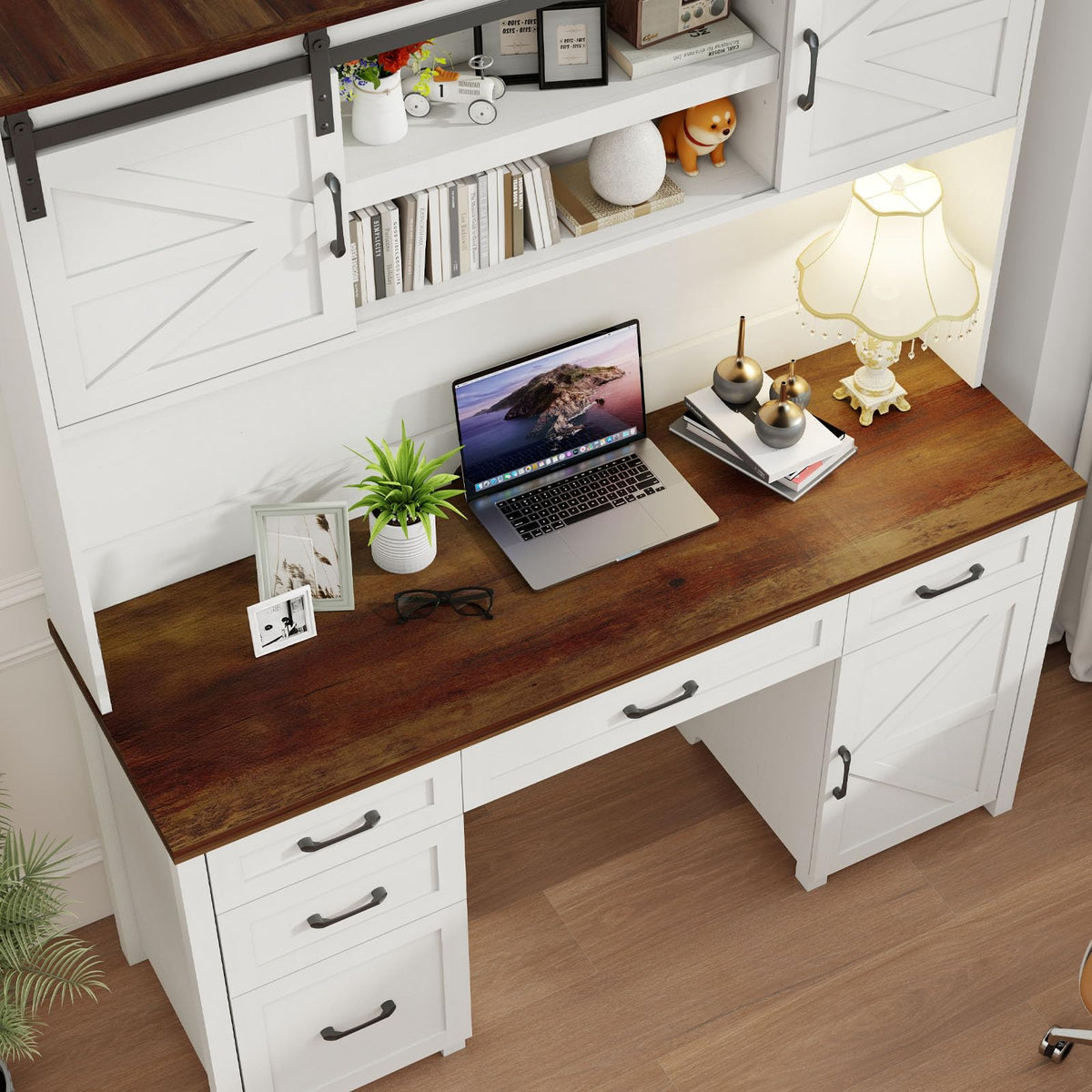 67" H Executive Desk with File Drawer M435301