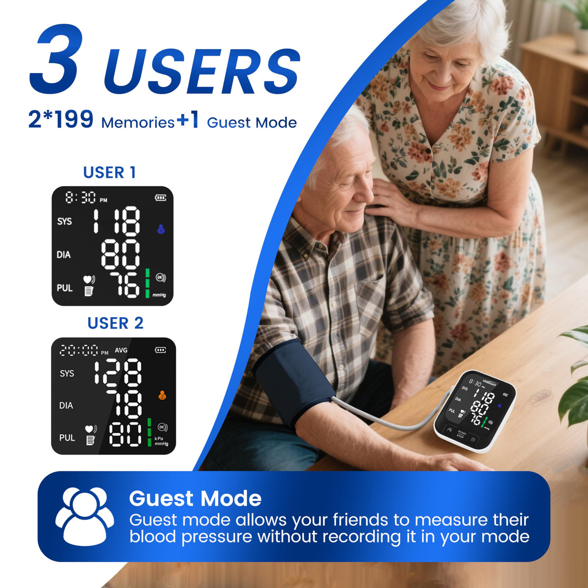 Upper Arm Blood Pressure Monitor O807