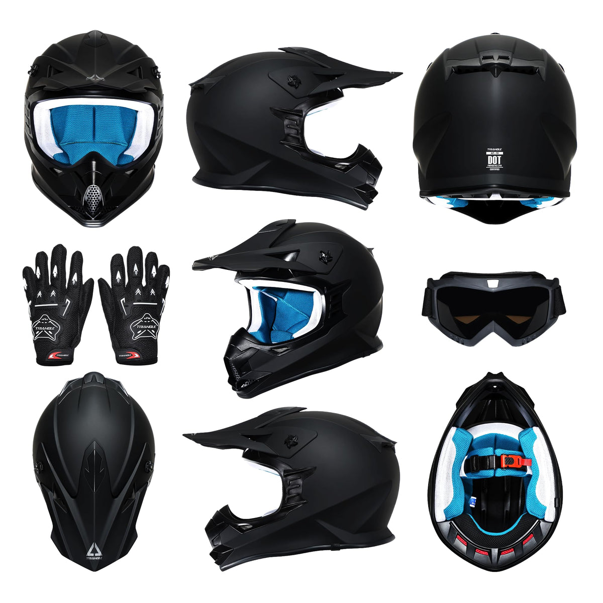 Full Face DOT Certified Motocross Helmet E620