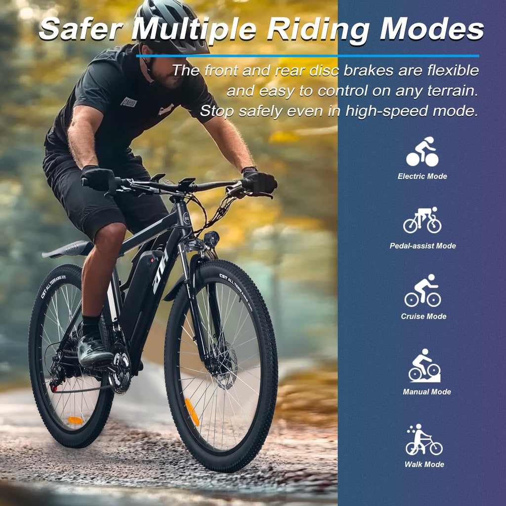 Electric Bike 1000W 20 Mph 80 Miles H57268