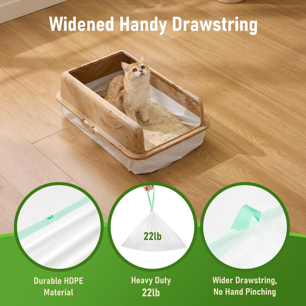 Cat Litter Box Liners Large 20 Count A380