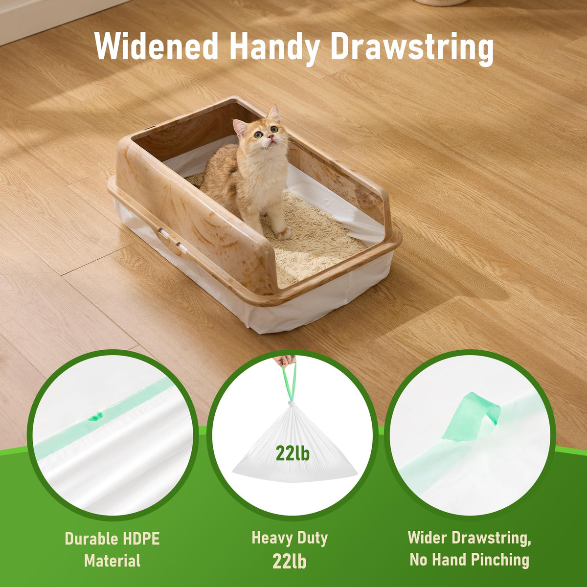 Cat Litter Box Liners Large 20 Count A380