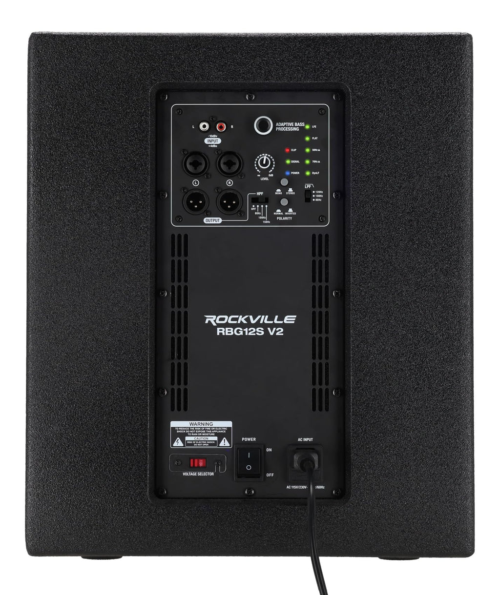 12" Powered PA Subwoofer J3150