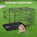 48 inch Portable Folding Dog Crate with Slide Out Tray G415637
