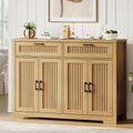 Fluted Buffet Sideboard Cabinet with Drawers L350470