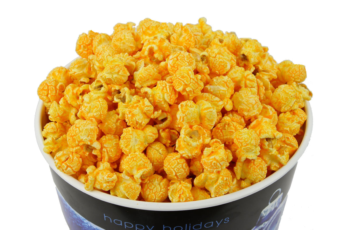 Cheddar Cheese Popcorn 1-Gallon Reusable Plastic Container W387
