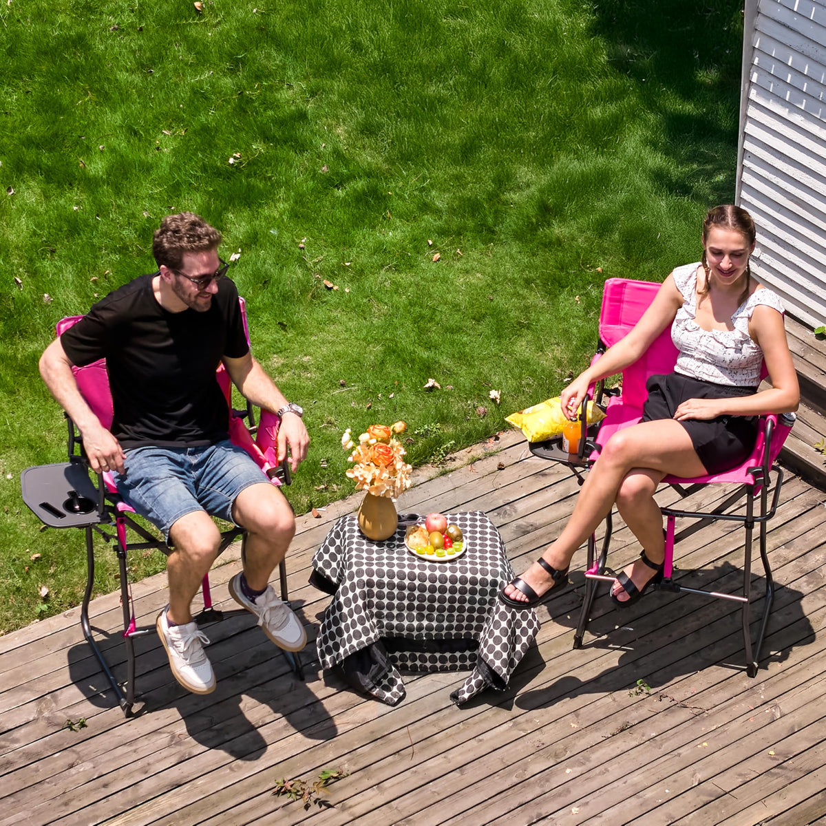 Portable Tall Camping Chair V966324